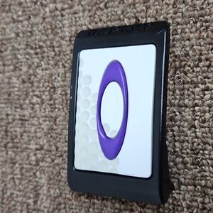 Oakley Eclipse Metal Belt Buckle Black, White, & Purple